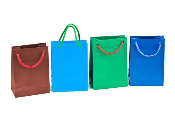Veelkleurige shopping tassen — Stockfoto