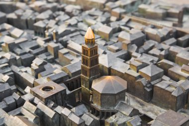 model of diocletian palace, split, Hırvatistan