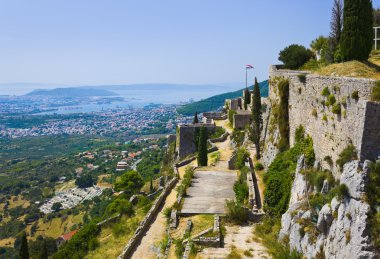 Old fort in Split, Croatia clipart