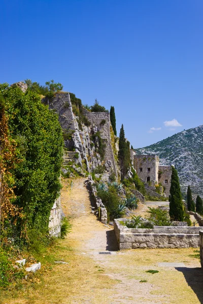 Stará pevnost klis, Chorvatsko — Stock fotografie