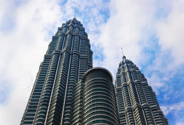 Δίδυμοι πύργοι στην Κουάλα Λουμπούρ (Μαλαισία) — Φωτογραφία Αρχείου