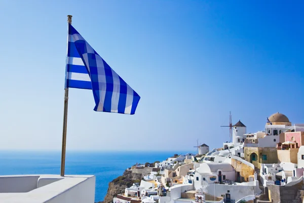 Santorini nézet (Oia), Görögország — Stock Fotó