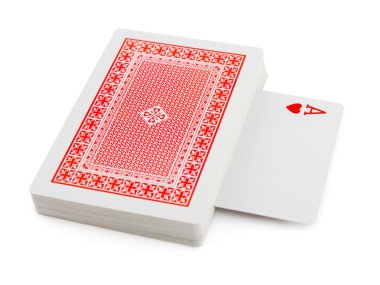 Deck of playing cards clipart