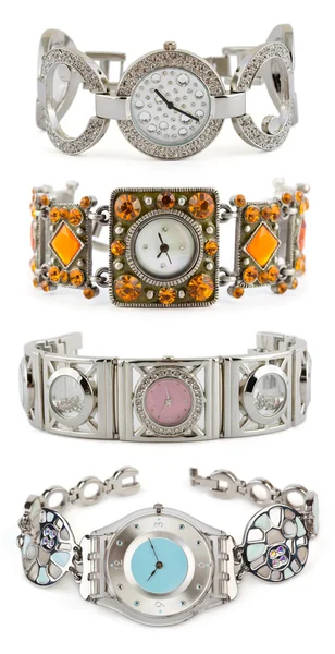 Conjunto de relógios de mulher — Fotografia de Stock