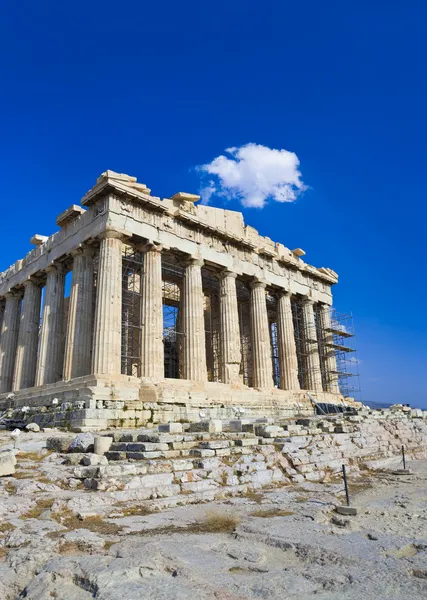 Parthenontemplet i Akropolis i Aten, Grekland — Stockfoto