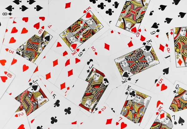 Jogando cartas fundo — Fotografia de Stock