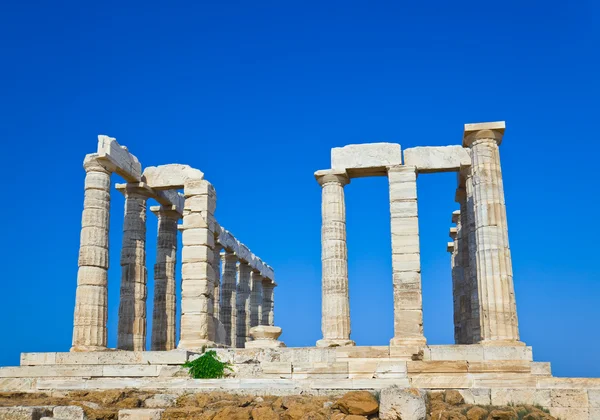 Poseidon templet vid Kap sounion nära Aten, Grekland — Stockfoto