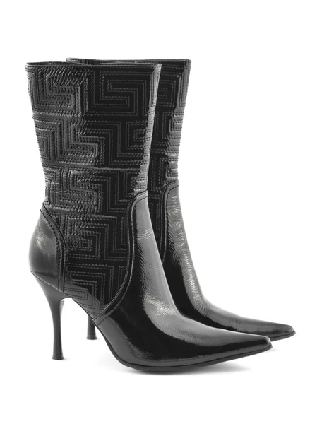 Zapatos de mujer negro — Foto de Stock