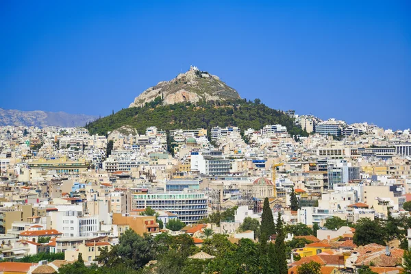 Lycabettus-Hügel bei Athen, Griechenland — Stockfoto