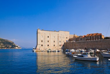 Hırvatistan dubrovnik şehri limanında