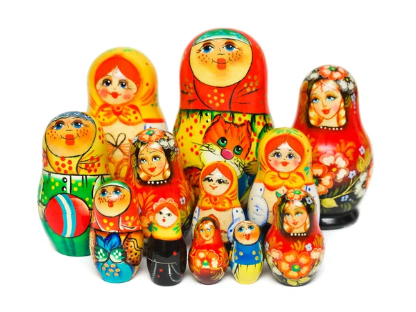 Rus oyuncak matrioska — Stok fotoğraf