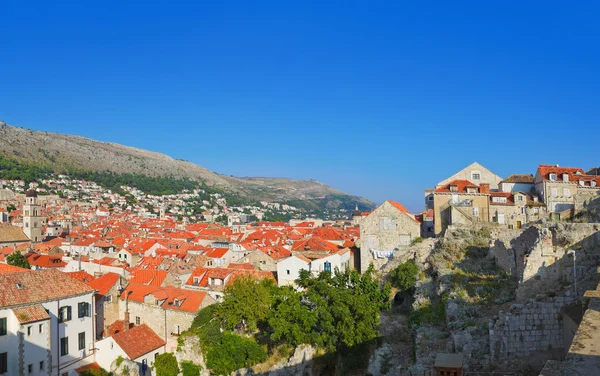 Panorama de Dubrovnik na Croácia — Fotografia de Stock