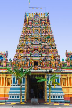 Hindu temple at Kuala Lumpur Malaysia clipart