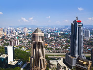 Kuala Lumpur (Malaysia) city view clipart