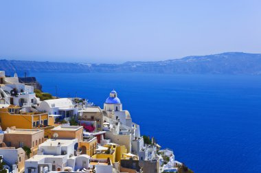 Santorini View - Greece clipart