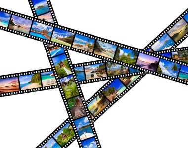 Frames of film - nature and travel (my photos) clipart