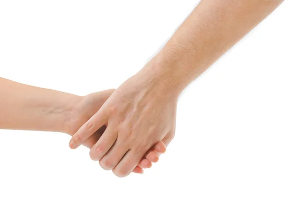 Ręce człowieka i dziecka — Zdjęcie stockowe