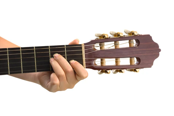Mão e guitarra — Fotografia de Stock