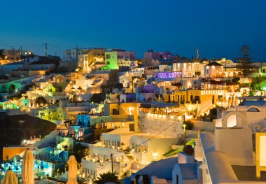 Santorini günbatımı - Yunanistan