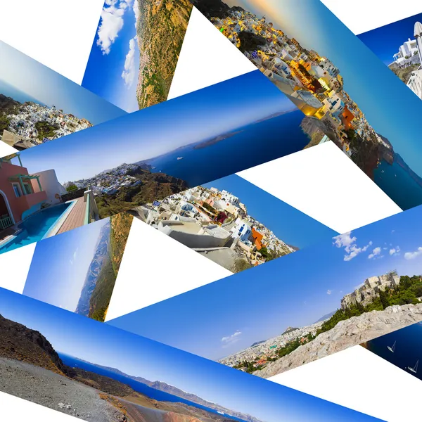 Collage of travel panorama — Stock Photo, Image
