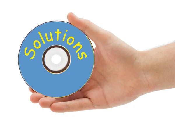 Main avec disque Solutions — Photo