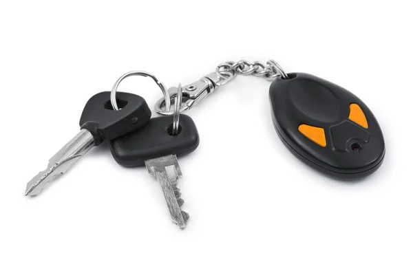 Ключі від автомобіля та пульт дистанційного керування — стокове фото