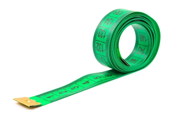 측정 테이프 녹색 — 스톡 사진