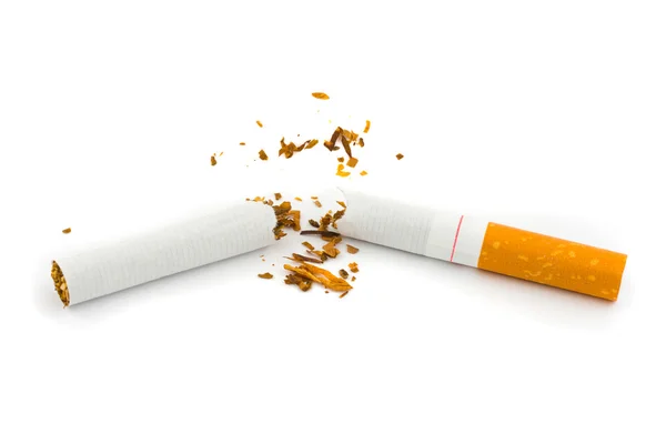 Kaputte Zigarette — Stockfoto