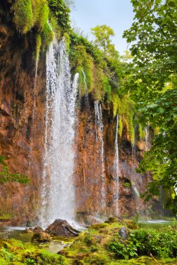 Plitvice lakes in Croatia clipart