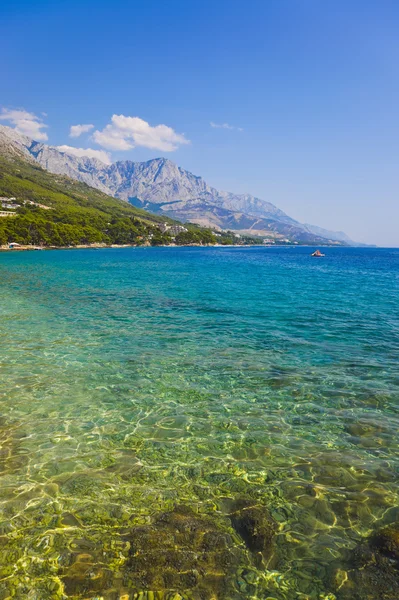 Playa de brela, Croacia — Stockfoto