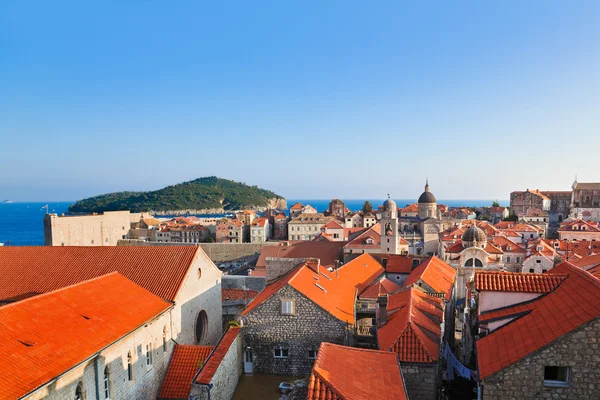 Cidade Dubrovnik em Croácia — Fotografia de Stock