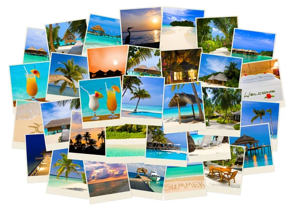 Maldivas de playa de verano imágenes — Foto de Stock
