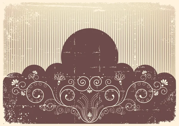Vintage background with vignettes.Abstract paper for text — стоковый вектор