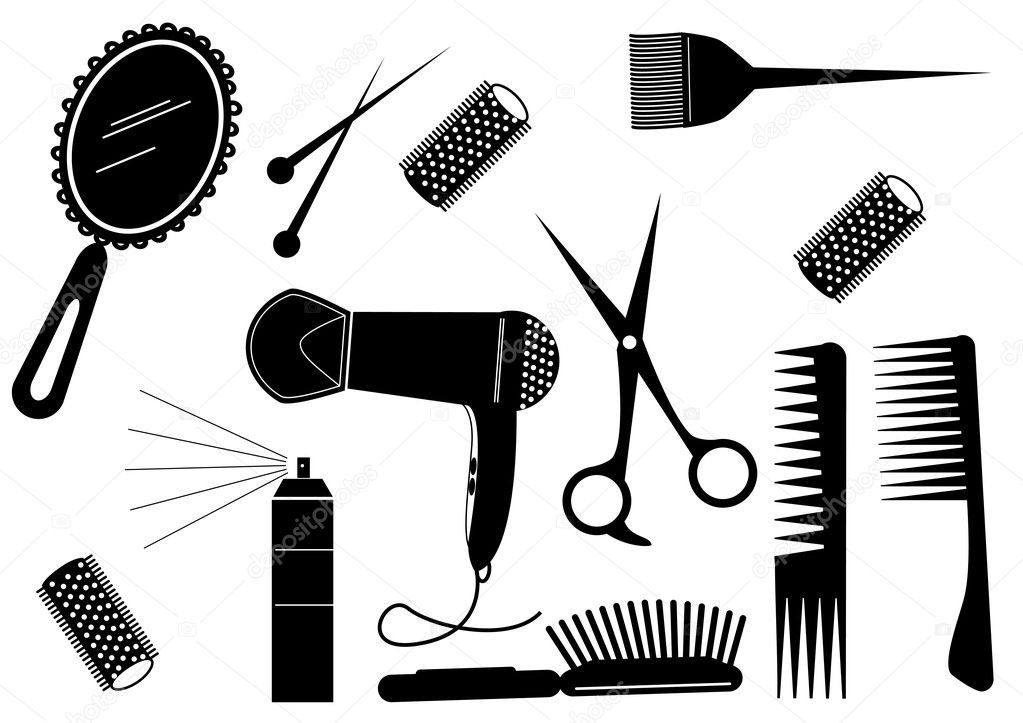 Hair Style Beauty Element.Vector salon