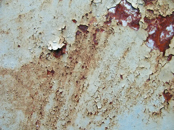 Fondo antiguo de metal con textura de grieta y óxido —  Fotos de Stock