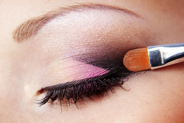 Make-up očí — Stock fotografie