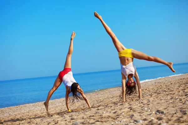 stock image Sports at beach