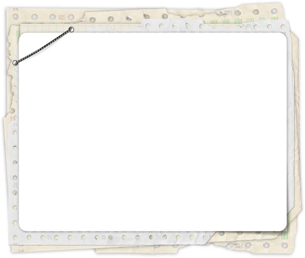 Grunge papper design för information i skrot-bokning stil — Stockfoto