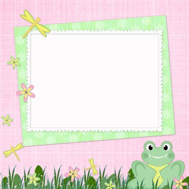 Framework for baby's photo clipart