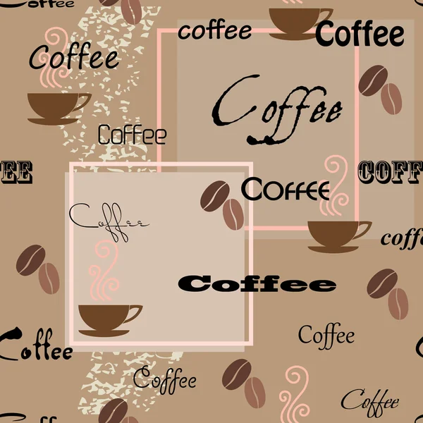 stock vector Coffee seamless pattern
