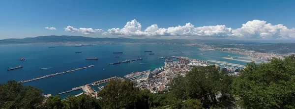 stock image Gibraltar bay panorama