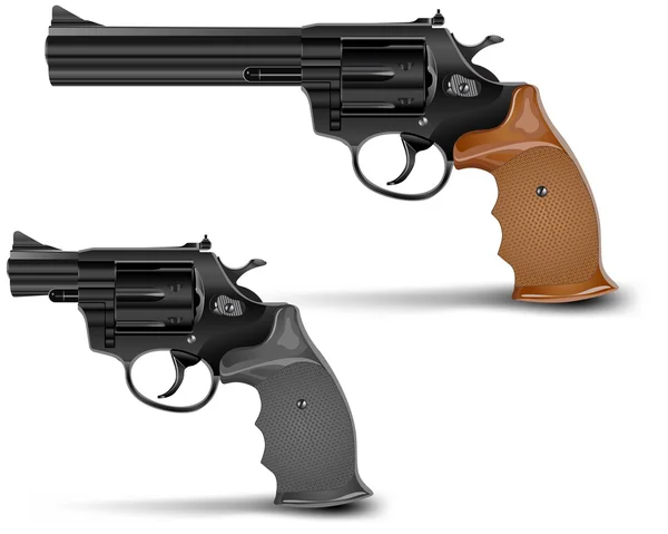 Pistolet deux — Image vectorielle