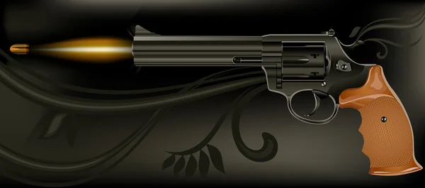 Pistolet de tir — Image vectorielle
