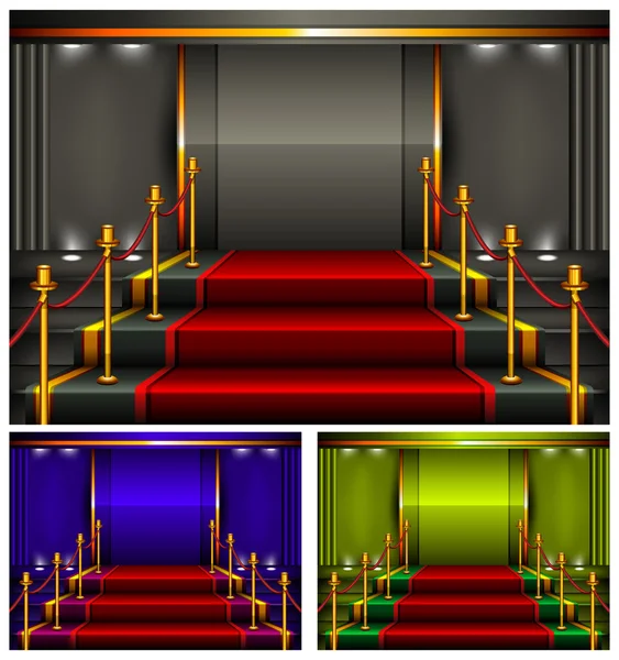 Piédestal couleur — Image vectorielle