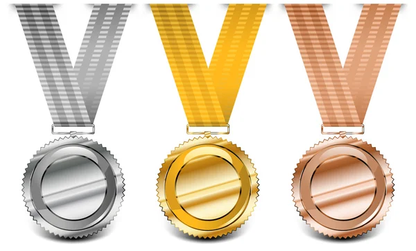 Collection de médailles — Image vectorielle