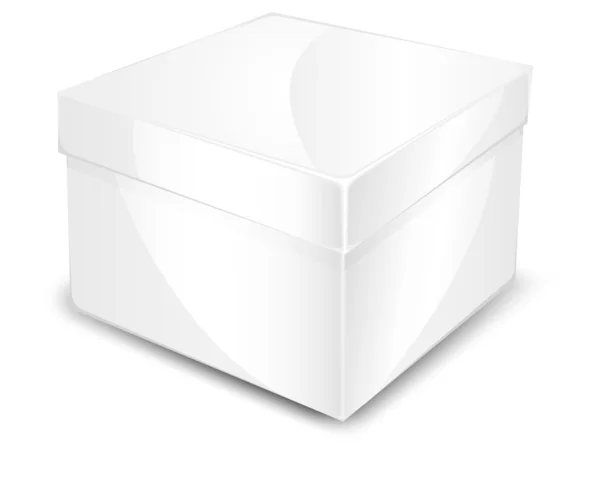 Bílý box — Stockový vektor