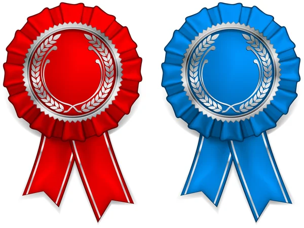 Award arms and ribbons — Stock Vector