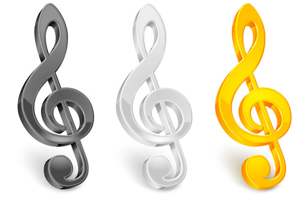 Golor treble clef