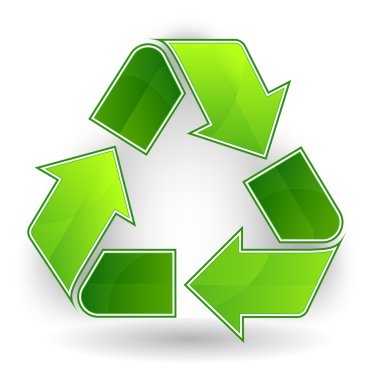 Recycle symbol clipart