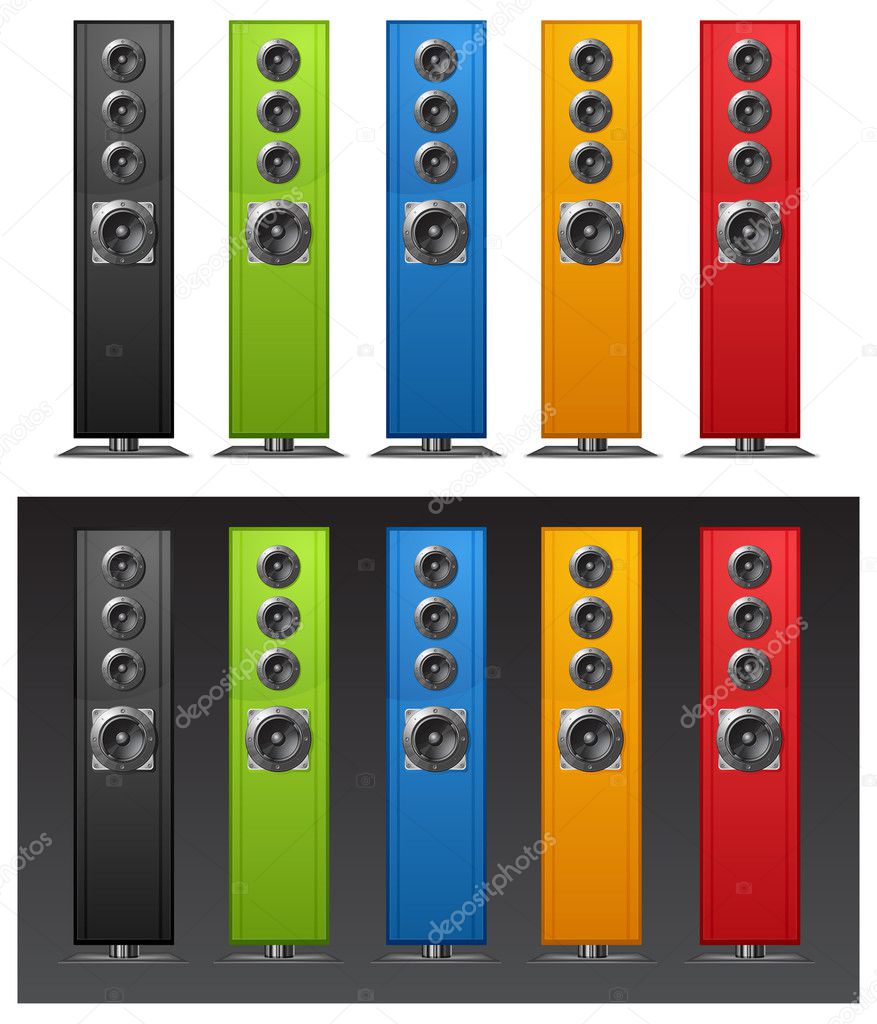 Color speakers